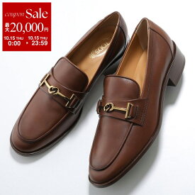 【最大2万円OFFクーポン対象・10/15限定】TODS トッズ ビットローファー XXW28K0HP50NF5 レディース レザー ダブルT シューズ 靴 S607 XXW28K0HP50NF5S607