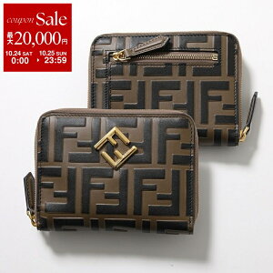 �y�ő�2���~OFF�N�[�|���ΏہE10/24�`25����zFENDI �t�F���f�B ��܂���z 8M0508 ADYM ���f�B�[�X ���U�[ FF�_�C�������h �~�f�B�A�� ���E���h�t�@�X�i�[ �~�j���z F13VK�ydc_kikaku�z