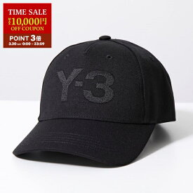 Y-3 ワイスリー ベースボールキャップ LOGO CAP IY0104 メンズ ロゴ刺繍 ポリエステル 帽子 BLACK/BLACK【po_saan】