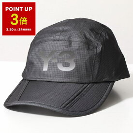 Y-3 ワイスリー ランニングキャップ RUNNING CAP IP1859 レディース ナイロン ゴアテックス ロゴ adizero 帽子 BLACK【po_saan】