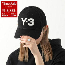 Y-3 ワイスリー ベースボールキャップ LOGO CAP H62981 レディース ロゴ刺繍 帽子 BLACK/NOIR