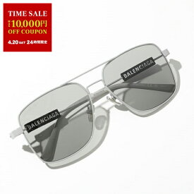 BALENCIAGA バレンシアガ サングラス BB0116SA メンズ ティアドロップ型 アジアンフィット メガネ 眼鏡 ロゴ アイウェア 004/GREY-GREY-GREY