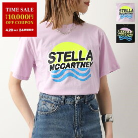 STELLA McCARTNEY KIDS ステラマッカートニー キッズ 半袖 Tシャツ TU8D71 Z0434 レディース ガールズ クルーネック コットン ロゴ カラー2色