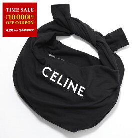 CELINE セリーヌ スウェットバッグ MEDIUM SWEAT BAG MOLLETON 110202EKO.38SI メンズ ショルダーバッグ ミディアム ロゴ モレトン ショール 鞄 BLACK