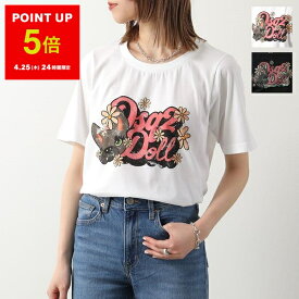 DSQUARED2 ディースクエアード Tシャツ HILDE DOLL EASY FIT S75GD0399 S24668 レディース 半袖 カットソー ロゴT カラー2色【po_fifth】
