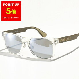 MONCLER モンクレール サングラス ML0163K メンズ スクエア ロゴ めがね 眼鏡 アイウェア UVカット カラー2色
