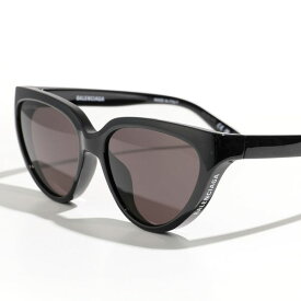 BALENCIAGA バレンシアガ サングラス BB0149S レディース キャットアイ型 メガネ 眼鏡 ロゴ アイウェア 001/BLACK-BLACK-GREY【po_jyuuu】