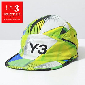 Y-3 ワイスリー キャップ AOP R CAP H62987 メンズ ロゴ リサイクルナイロン 帽子 ACID YELLOW/SONIC INK【po_jyuuu】