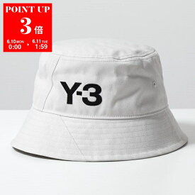 Y-3 ワイスリー バケットハット IQ3396 レディース ロゴ 刺繍 帽子 TALC【po_sannn】
