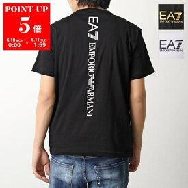 EA7 EMPORIO ARMANI エアセッテ エンポリオアルマーニ Tシャツ 8NPT18 PJ02Z メンズ 半袖 カットソー ロゴT クルーネック コットン カラー3色【po_fivee】
