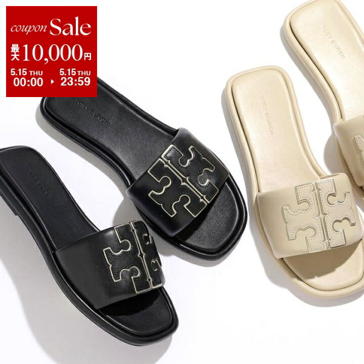 楽天市場】TORY BURCH トリーバーチ サンダル DOUBLE T SPORT SLIDE 