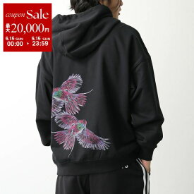 Y-3 ワイスリー フーディー GFX HOODIE IX0403 メンズ パーカー グラフィック パーカー プルオーバー ロゴ BLACK