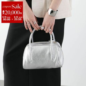 【6/15限定・最大2万円OFFクーポン配布中】AULENTTI オウレンティ ハンドバッグ FB 89010 LA レディース レザー メタリック ボストンバッグ ミニボストン 鞄 ARGENTO