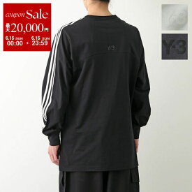【6/15限定・最大2万円OFFクーポン配布中】Y-3 ワイスリー Tシャツ M 3S LS TEE M 3ストライプス ロングスリーブ ティー JM7847 JN4987 メンズ 長袖 カットソー クルーネック ロンT カラー2色