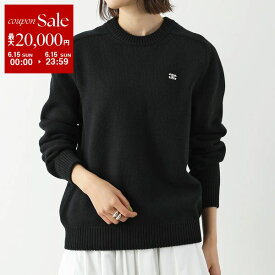 CELINE セリーヌ ニット PULL COL ROND BOXY TRIOMPHE 2AC85048T.38NO 2AC85048T.03SD レディース ウール カシミヤ セーター クルーネック トリオンフ刺繍 カラー2色