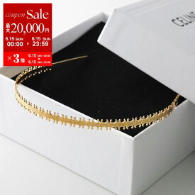 CELINE セリーヌ カチューシャ 460NW6STE.35OR レディース ヘアバンド トリオンフ メタル ヘアアクセサリー Gold【po_sannn】