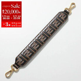 【6/15限定・最大2万円OFFクーポン配布中】FENDI フェンディ バッグストラップ MINI STRAP YOU ミニ ストラップ ユー 8AV105 A5PJ レディース ベルト単品 レザー FF柄 ズッカ柄 F13VK【po_sannn】