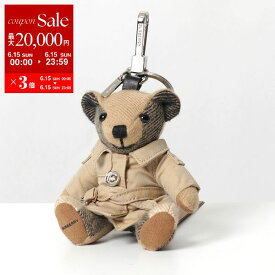 【6/15限定・最大2万円OFFクーポン配布中】BURBERRY バーバリー キーホルダー 8083891 レディース バッグチャーム トーマスベア テディベア トレンチコート ARCHIVE-BEIGE【po_sannn】