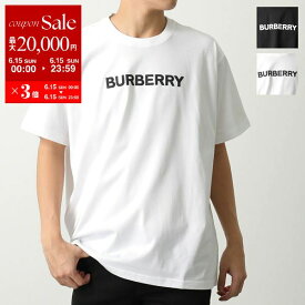 【6/15限定・最大2万円OFFクーポン配布中】BURBERRY バーバリー 半袖 Tシャツ HARRISTON ハリソン 8055307 8055309 メンズ カットソー ロゴT オーバーサイズ クルーネック コットン カラー2色【po_sannn】