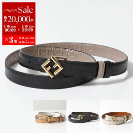 【6/15限定・最大2万円OFFクーポン配布中】FENDI フェンディ ナローベルト 8C0687 ANH8 レディース レザー リバーシブル FFダイヤモンド カラー4色【po_sannn】
