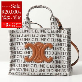 CELINE セリーヌ ハンドバッグ Small Cabas Tice スモール カバ タイス 199162FEF.02NT レディース ロゴ トリオンフ ショルダーバッグ 鞄 Natural/Tan【po_sannn】