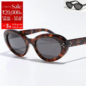【6/15限定・最大2万円OFFクーポン配布中】CELINE セリーヌ サングラス 4S193CPLB.38NO CL40193I 01A レディース キャットアイ型 オーバル型 メガネ 眼鏡 ロゴ セルフレーム アイウェア カラー2色【po_sannn】