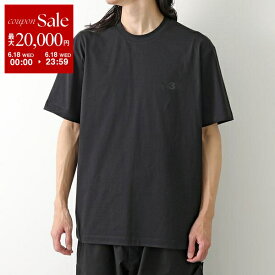 【6/18限定・最大2万円OFFクーポン配布中】Y-3 ワイスリー Tシャツ M REG SS TEE IW0066 メンズ レディース M レギュラー ショートスリーブ ティー ロゴ BLACK