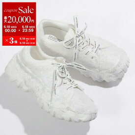 MAISON MAVERICK PRESENTS メゾン マーベリック スニーカー Bumpy Sole Lace Sneaker MS2497 レディース ローカット レース 厚底 シューズ 靴 WHITE【po_sannn】