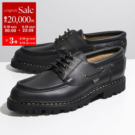 Paraboot パラブーツ モカシンシューズ CHIMEY シメイ 200817 メンズ レースアップ レザー 靴 NOIR【po_sannn】
