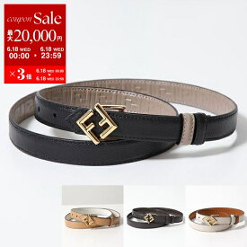 FENDI フェンディ ナローベルト 8C0687 ANH8 レディース レザー リバーシブル FFダイヤモンド カラー4色【po_sannn】