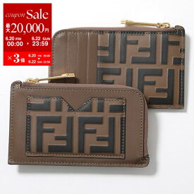 【6/20～22限定・最大2万円OFFクーポン配布中】FENDI フェンディ コインケース 8M0489 ADYM レディース カードケース フラグメントケース ミニ財布 FFダイヤモンド F13VK/MAYA+NERO+O【po_sannn】