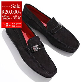 【6/20～22限定・最大2万円OFFクーポン配布中】TODS × Ferrari トッズ フェラーリ コラボ ドライビングシューズ GOMMINI ゴンミーニ XRM0LR0Y890RE0 メンズ スウェード レザー シューズ 靴 B999/NERO XRM0LR0Y890RE0B999【po_sannn】
