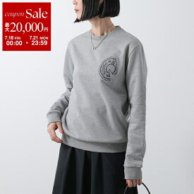 【7/18～21限定・最大2万円OFFクーポン配布中】HERMES エルメス トレーナー クルー・ド・セル H557831HA レディース メンズ スウェット 長袖 クルーネック コットン ロゴ 刺繍 グレー
