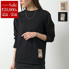 【7/13-7/15限定・最大2万円OFFクーポン配布中】BURBERRY KIDS バーバリー キッズ Tシャツ KOOPER EKD 8101843 8104261 レディース ガールズ 長袖 カットソー ロゴT ロンT 刺繍 コットン クルーネック カラー2色