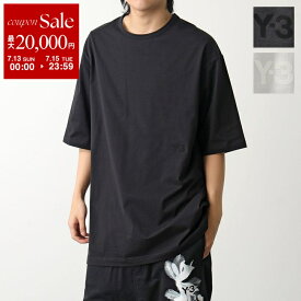 【7/13-7/15限定・最大2万円OFFクーポン配布中】Y-3 ワイスリー Tシャツ BOXY TEE ボクシー ティー IR7109 IV7845 メンズ コットン 半袖 ロゴT クルーネック カットソー オーバーサイズ カラー2色