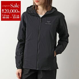 【7/13-7/15限定・最大2万円OFFクーポン配布中】ARCTERYX アークテリクス 中綿ジャケット Atom Hoody W アトム X000006780 レディース ナイロン フード付き ブルゾン ロゴ 刺繍 長袖 Black