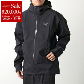 【7/13-7/15限定・最大2万円OFFクーポン配布中】ARCTERYX アークテリクス ジャケット Beta Jacket ベータ X000008584 メンズ フーデッド ブルゾン ナイロン ロゴ刺繍 長袖 Black