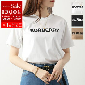 【7/13-7/15限定・最大2万円OFFクーポン配布中】BURBERRY バーバリー Tシャツ MARGOT BRN ORG 8080325 8080324 8080427 レディース 新ロゴ 半袖 クルーネック カットソー ロゴT コットン カラー3色【po_sannn】