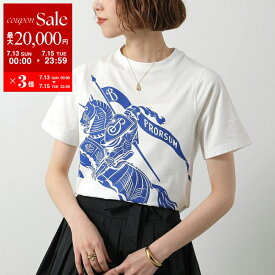 【7/13-7/15限定・最大2万円OFFクーポン配布中】BURBERRY KIDS バーバリー キッズ 半袖 Tシャツ 8101531 レディース ガールズ コットン カットソー クルーネック ロゴ B7347/SALT【po_sannn】