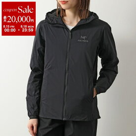 【8/15～18限定・最大2万円OFFクーポン配布中】ARCTERYX アークテリクス 中綿ジャケット Atom Hoody W アトム X000006780 レディース ナイロン フード付き ブルゾン ロゴ 刺繍 長袖 Black