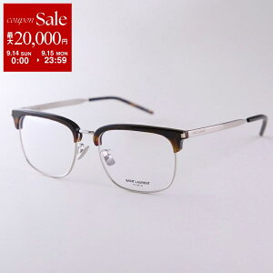 SAINT LAURENT T[ Kl SL 346 Y T[gu[^ XNGA^ Rrl[V Zt[ ^t[ t NOX^Cv S 004/HAVANA-SILVER-TRANSPARENT