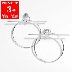 HERMES GX sAX LOOP MM [v Boucles d'oreilles H114504B fB[X T[N X^bh silver925 Vo[