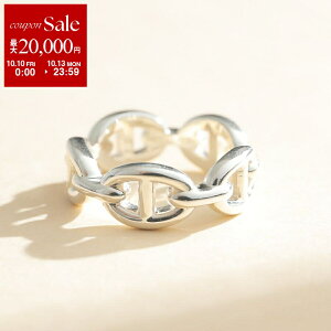 y10/10`10/13Eő2~OFFN[|zzzHERMES GX O AVFl PM Enchainee Ring VF[k_N H109507B fB[X AJ[ `F[ w silver925 Vo[