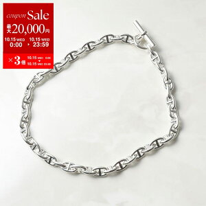 y10/15Eő2~OFFN[|zzzHERMES GX lbNX VF[k_N PM chaine d'ancre necklace Y 43R} AJ[`F[ silver925 S Vo[