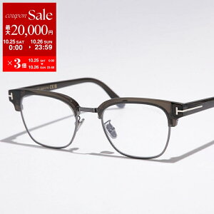 【10/25-26限定・最大2万円OFFクーポン配布中】TOM FORD トムフォード メガネ TF6016-K-B FT6016-K-B レディース ウェリントン型 サーモントブロー コンビネーション アジアンフィット ブルーライトカ