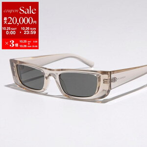 【10/25-26限定・最大2万円OFFクーポン配布中】SAINT LAURENT サンローラン サングラス SL 553 レディース スクエア型 クリアフレーム セルフレーム メガネ ロゴ アイウェア 005【dc_kikaku】