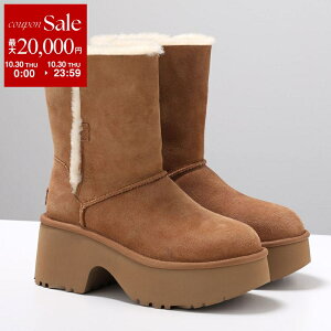 【10/30限定・最大2万円OFFクーポン配布中】UGG アグ ショートブーツ Esmee Boot エスミー 1171533 レディース ボア 厚底 ツインフェイスシープスキン シューズ 靴 CHE/Chestnut