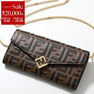 y10/30Eő2~OFFN[|zzzFENDI tFfB `F[EHbg CHAIN CONTINETAL `F[R`l^ 8M0365 ADYM fB[X ܂蒷z FF  F13VK