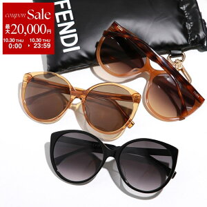【10/30限定・最大2万円OFFクーポン配布中】FENDI フェンディ サングラス FE40029U レディース ラウンド型 メガネ 眼鏡 ロゴ クリアフレーム セルフレーム アイウェア カラー3色