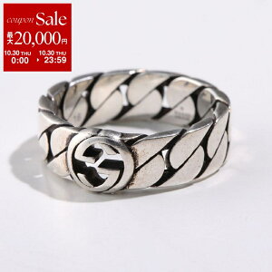 【10/30限定・最大2万円OFFクーポン配布中】GUCCI グッチ リング 661513 J8400 メンズ インターロッキングG 指輪 アクセサリー スターリングシルバー 0728